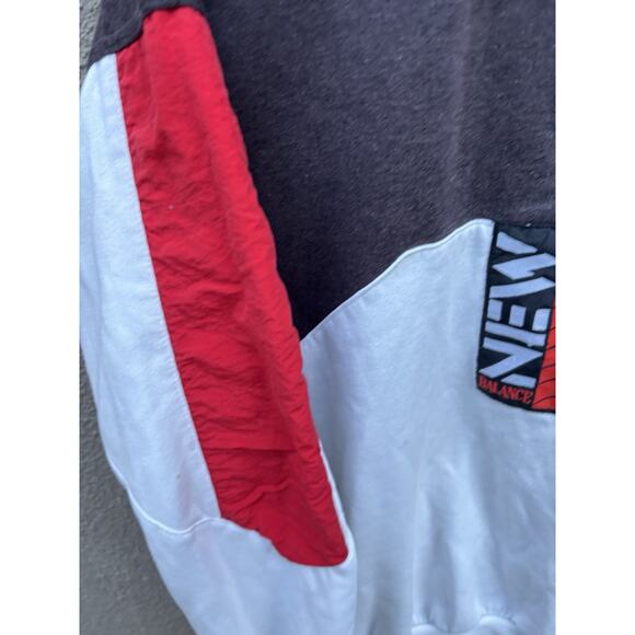 Vintage 90s New Balance Hong Kong Jacket 1/4 Zip Size XL White - Picture 8 of 16